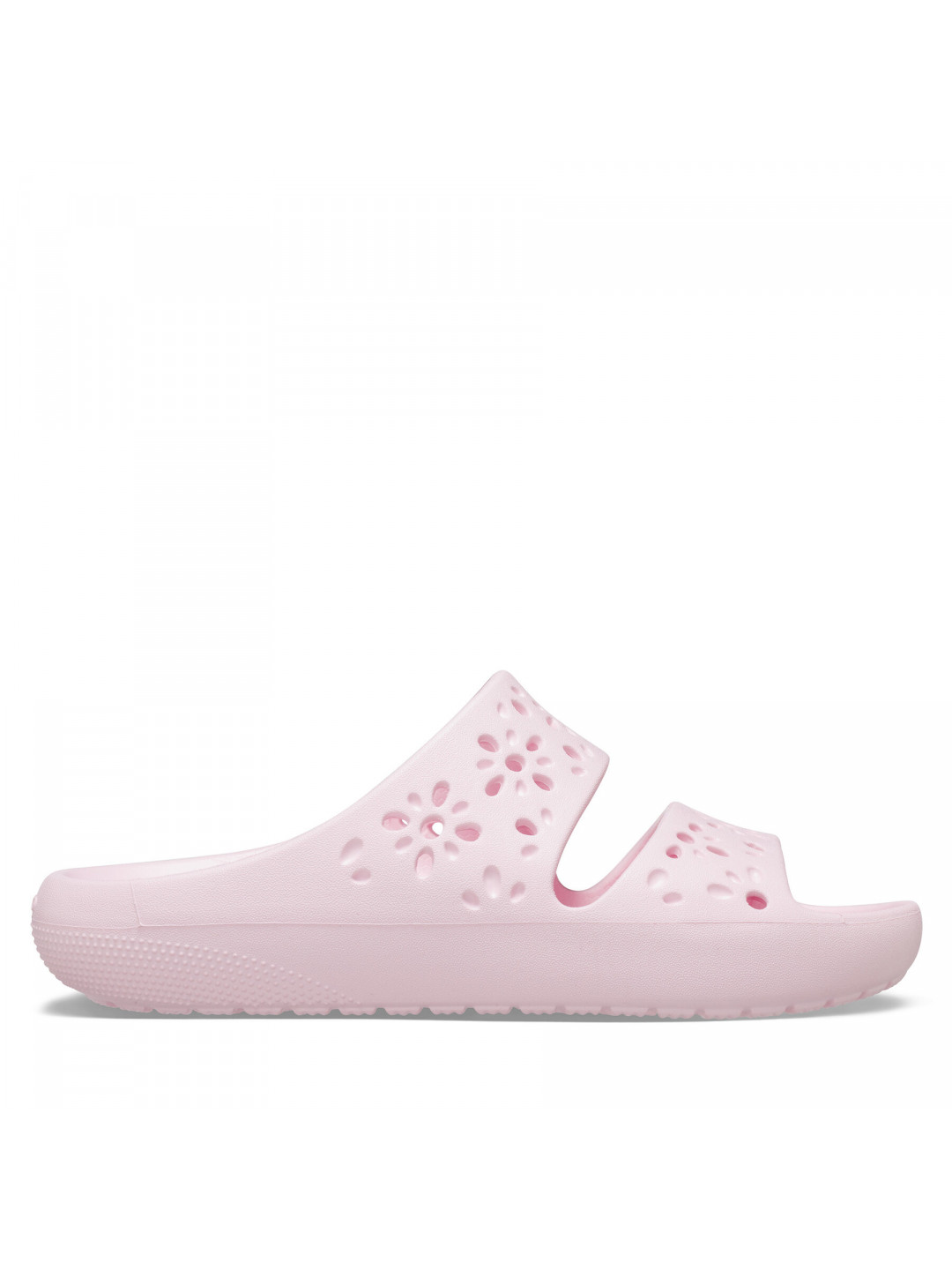 Nazouváky Crocs Classic Floral Cutout Sandal 210966 Růžová